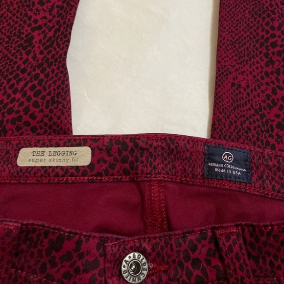 AG Adriano Goldschmied Animal Print Jeans - Picture 6 of 8